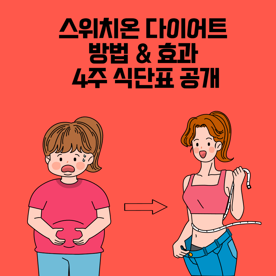 스위치온 다이어트 방법 &amp; 효과 ❘ 4주 식단표 공개