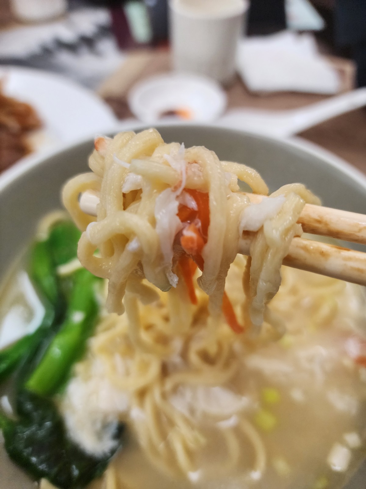 게살국수