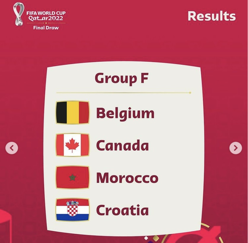 카타르 월드컵 조추첨 결과