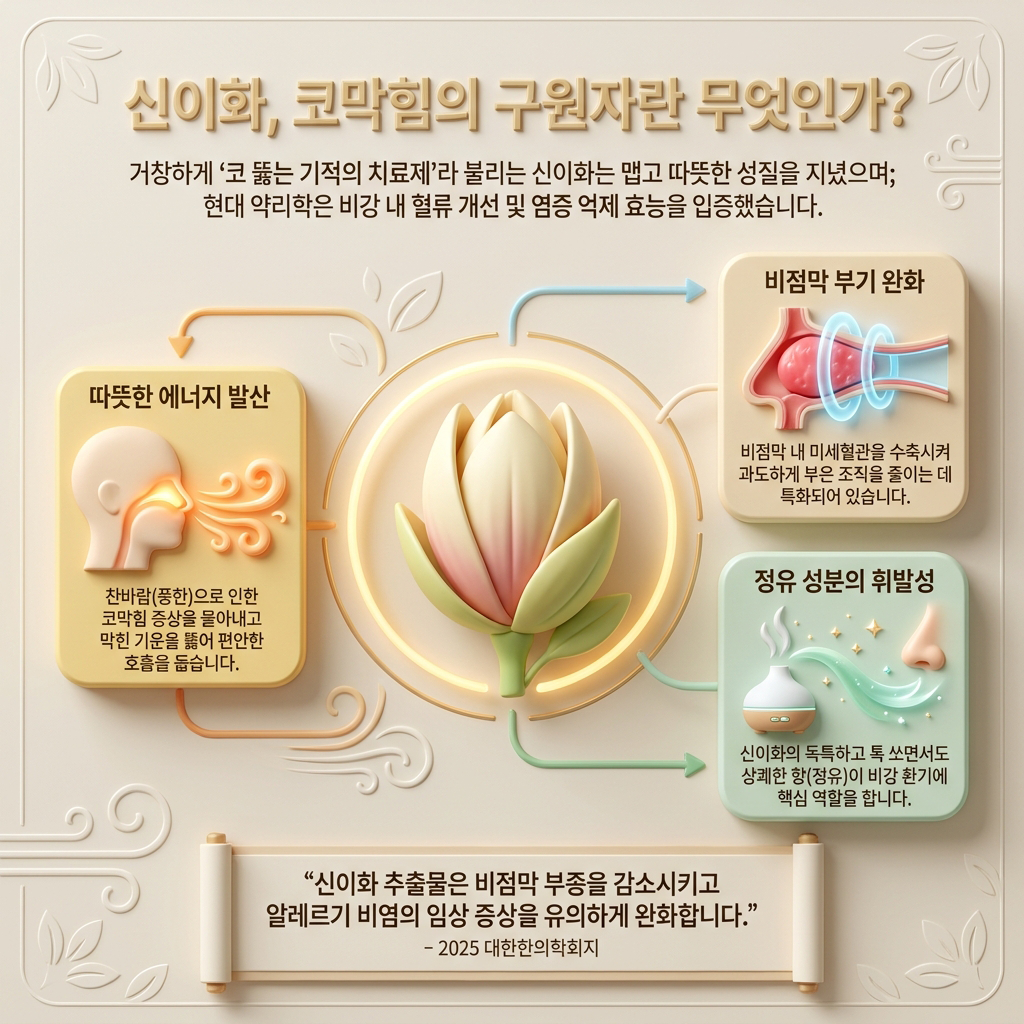 코막힘의 구원자, 신이화(목련꽃봉오리)란 무엇일까?