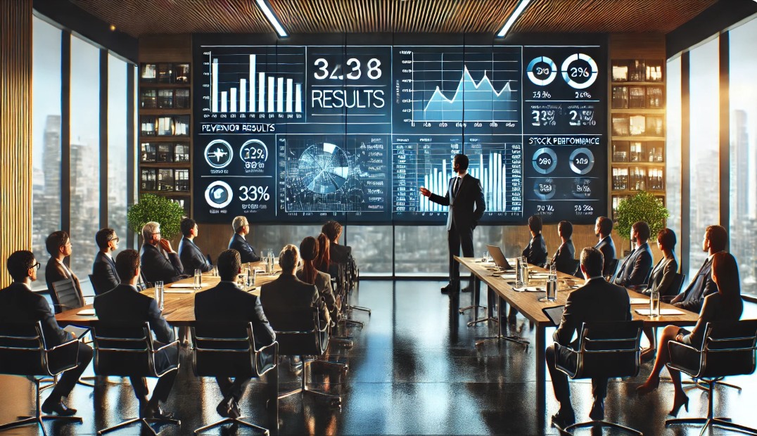 상장사 실적 발표 관련 사진