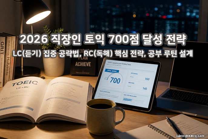 직장인 토익 700점 달성 전략