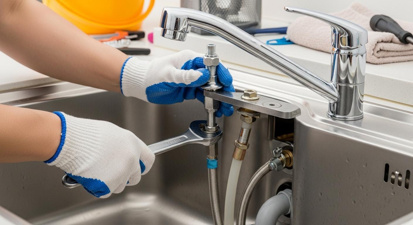 싱크대 수도꼭지 교체