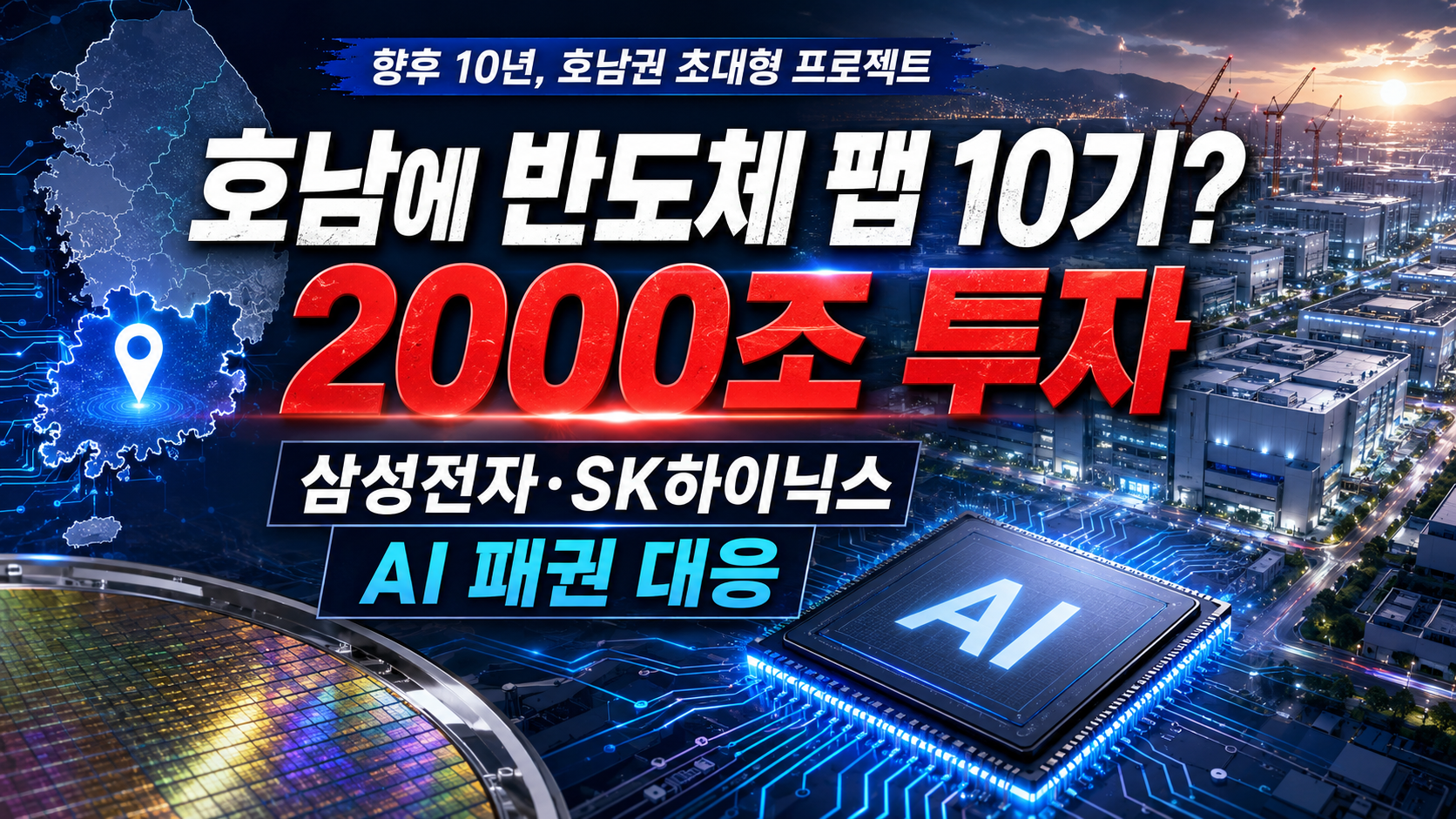 호남 반도체 클러스터 관련 이미지
