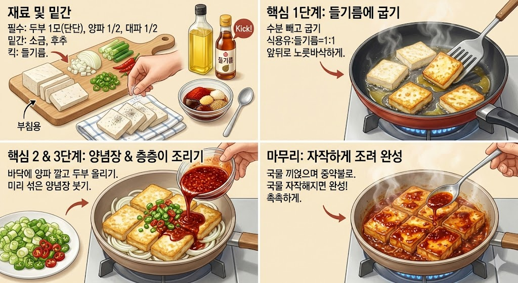 두부조림 맛있게 만드는법