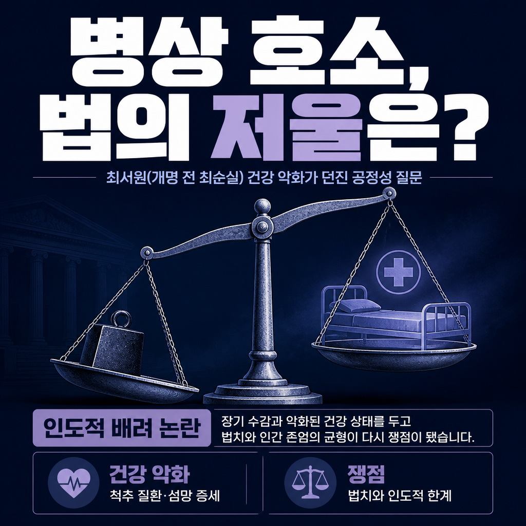 병상 호소, 법의 저울은?