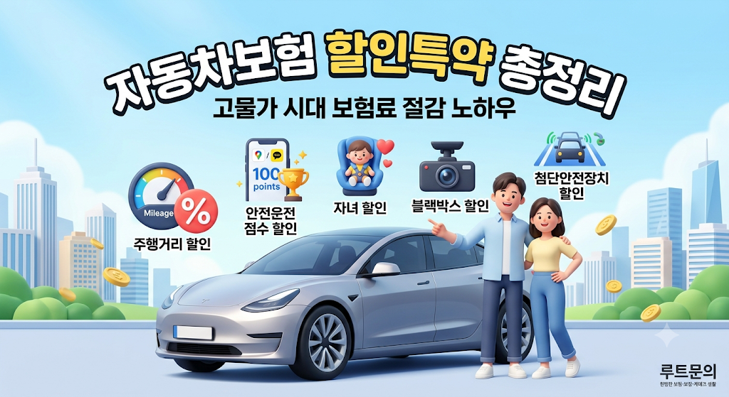 자동차보험 할인특약 총정리: 고물가 시대 보험료 절감 노하우