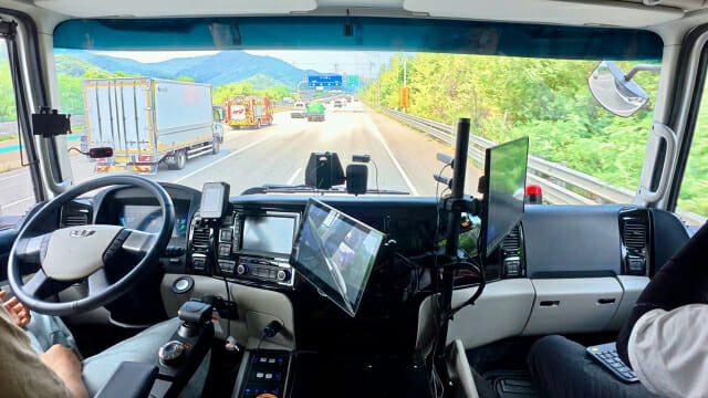 타타대우모빌리티의 자율주행 시범운행