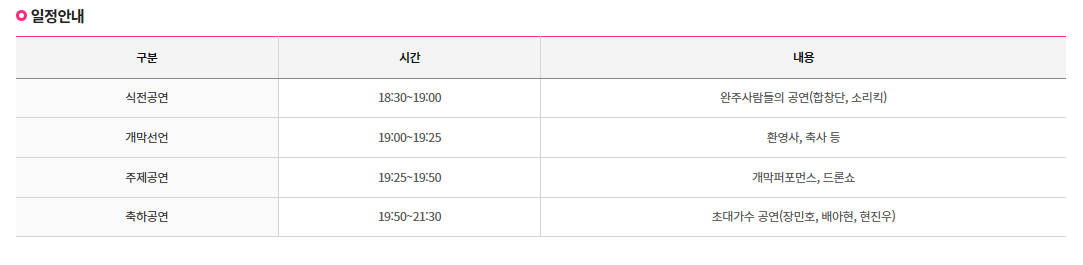 개막식