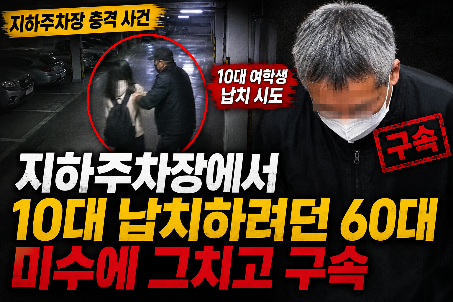 60대 남성 미성년자 납치