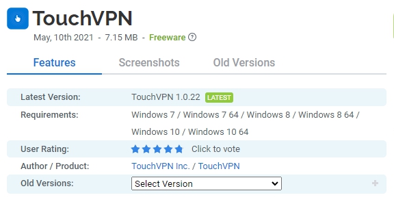 TouchVPN