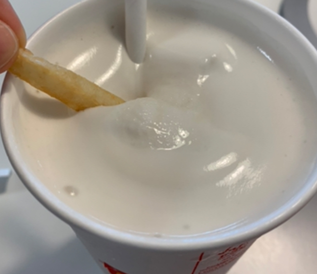 감자튀김 밀크쉐이크