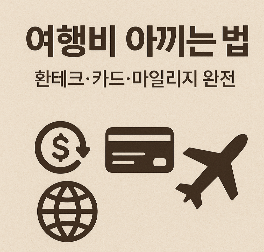 여행비 절약 재테크｜환율·카드·마일리지 완전정복