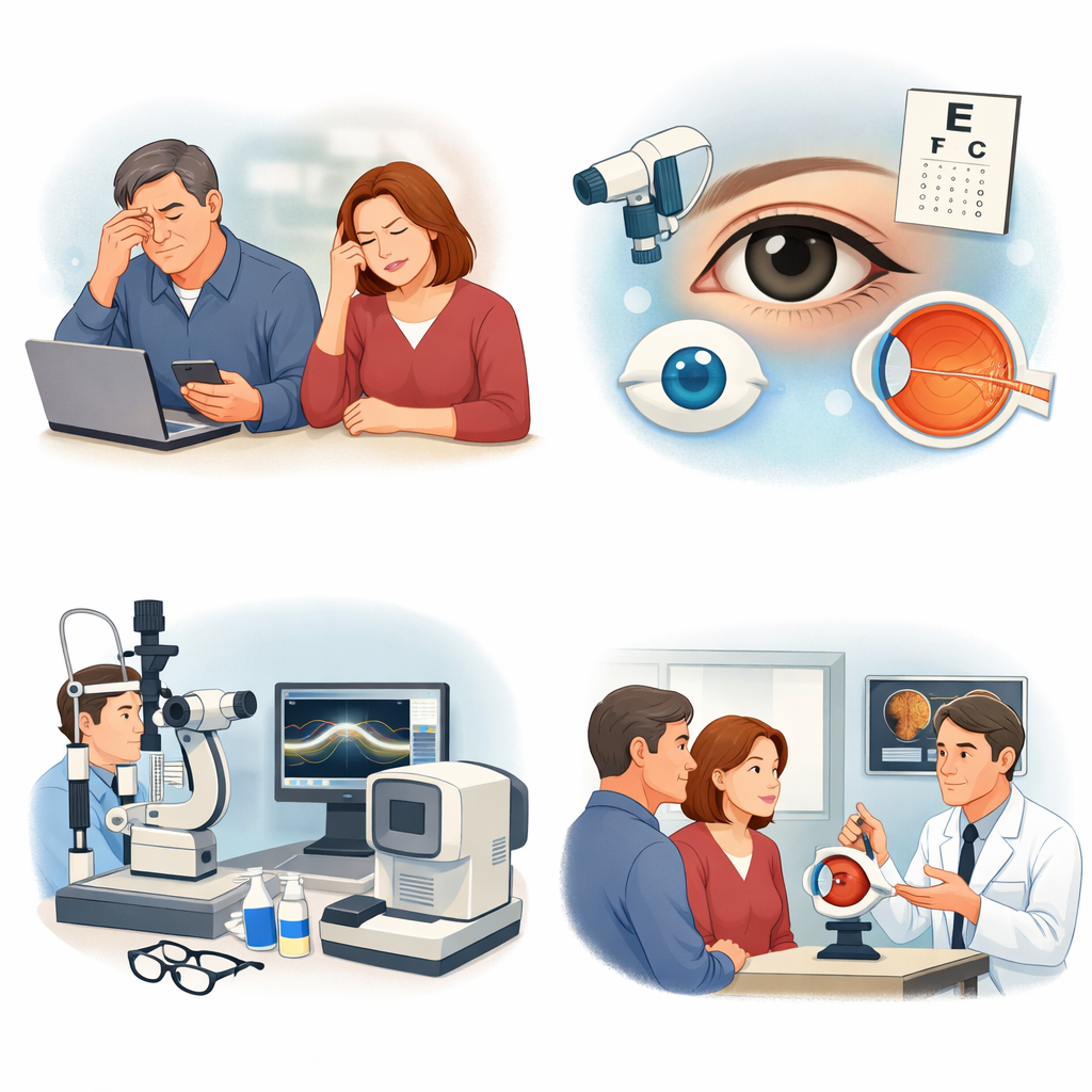 중년 눈 건강 지키는 생활습관과 안과 진료 시 꼭 확인할 포인트