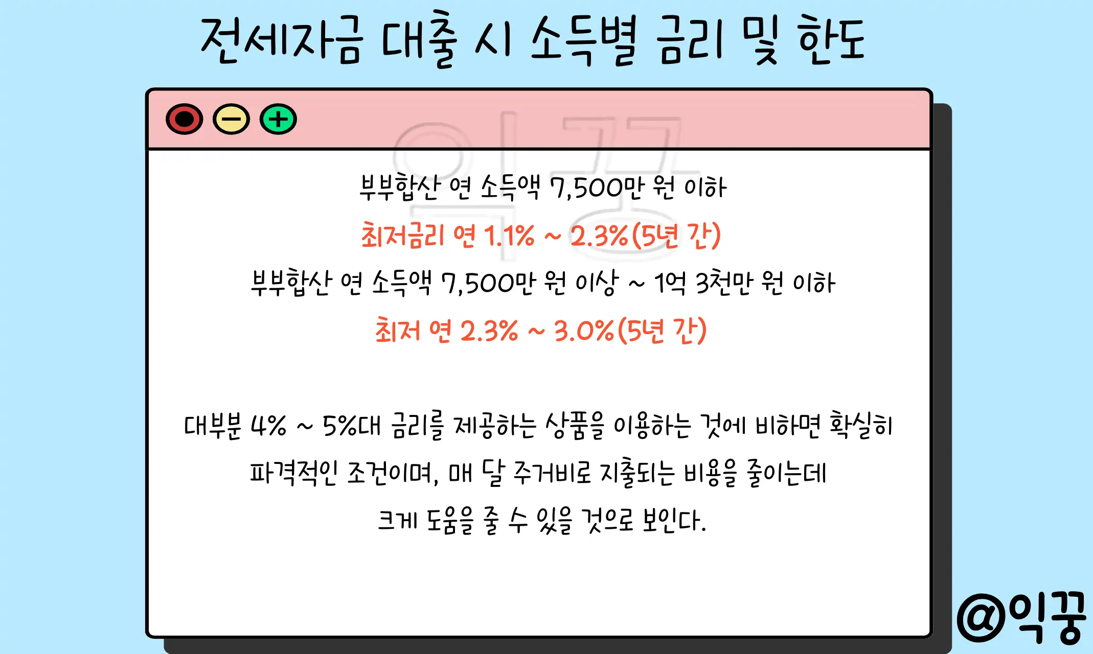 신생아 특례대출 소득별 금리 한도 신청조건 총정리3