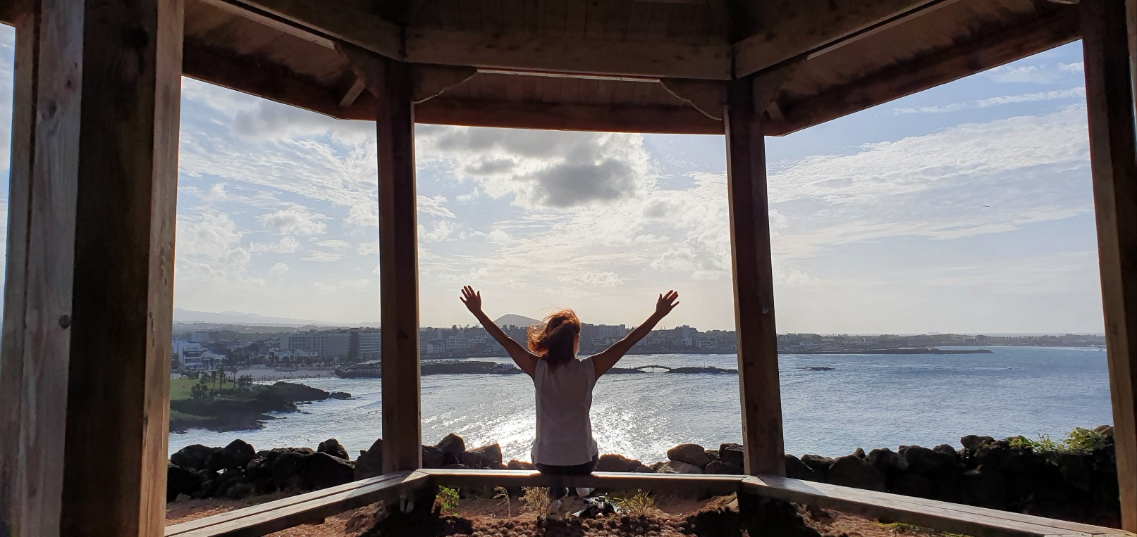 서우봉 입구 정자