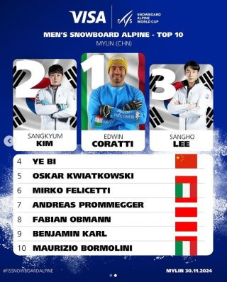 김상겸 스노보드 은메달, 37세 맏형이 만든 감동의 레이스