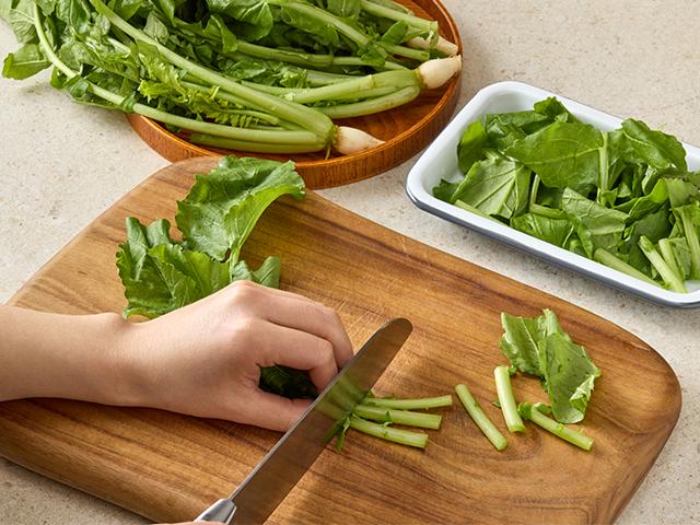 열무비빔밥 레시피 손질