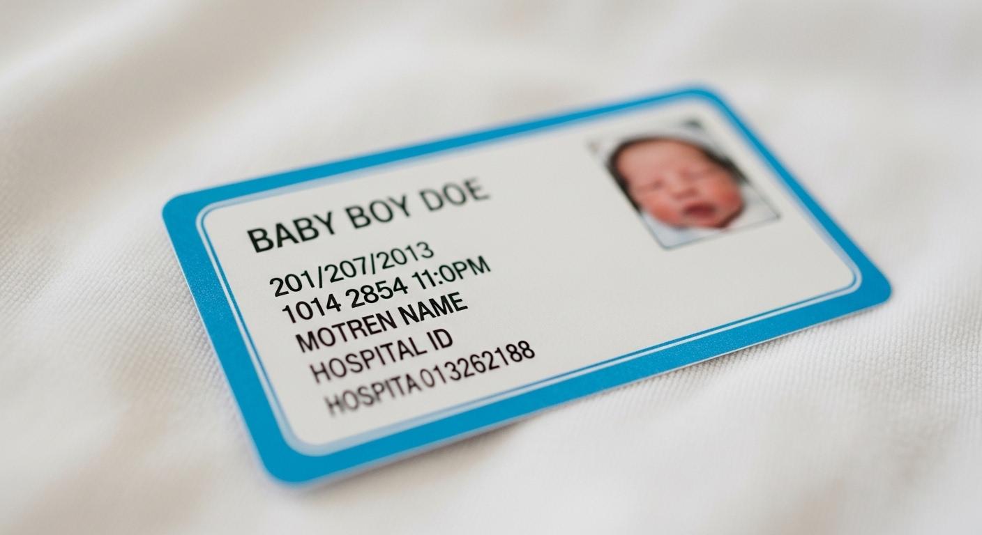 아기 병원 진료 신분증