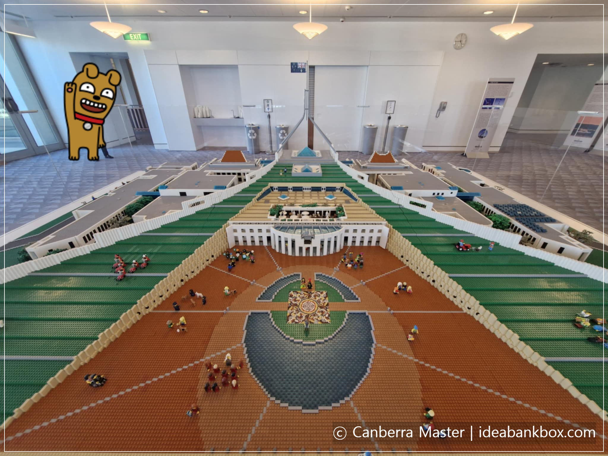 레고로 만든 국회의사당
