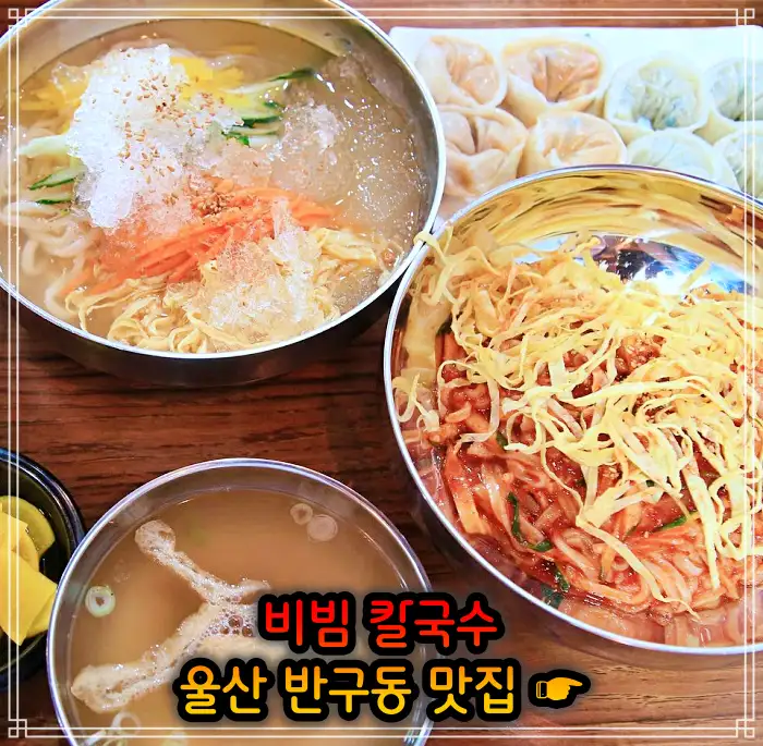 울산 중구 반구동 맛집 비빔 칼국수