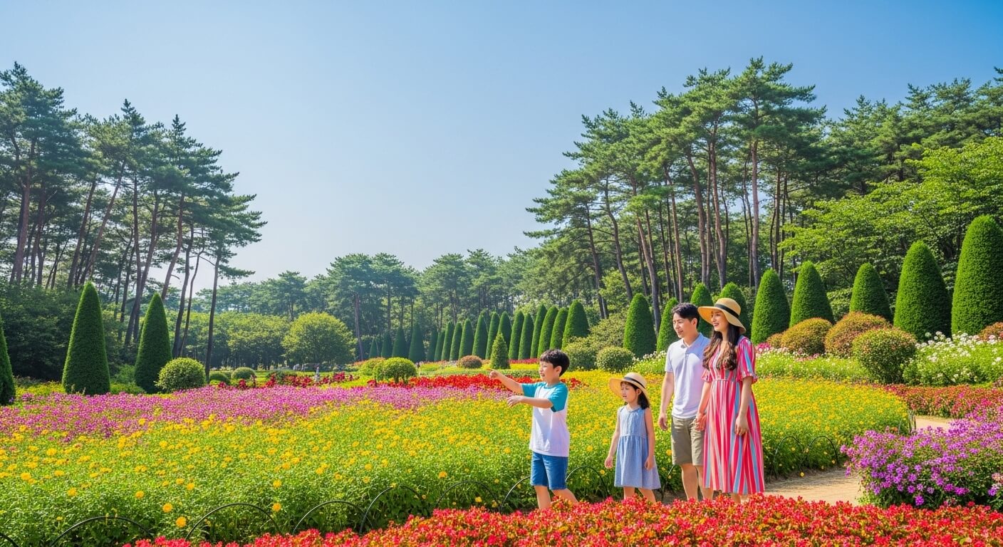 초등학교 여름방학 순천만국가정원