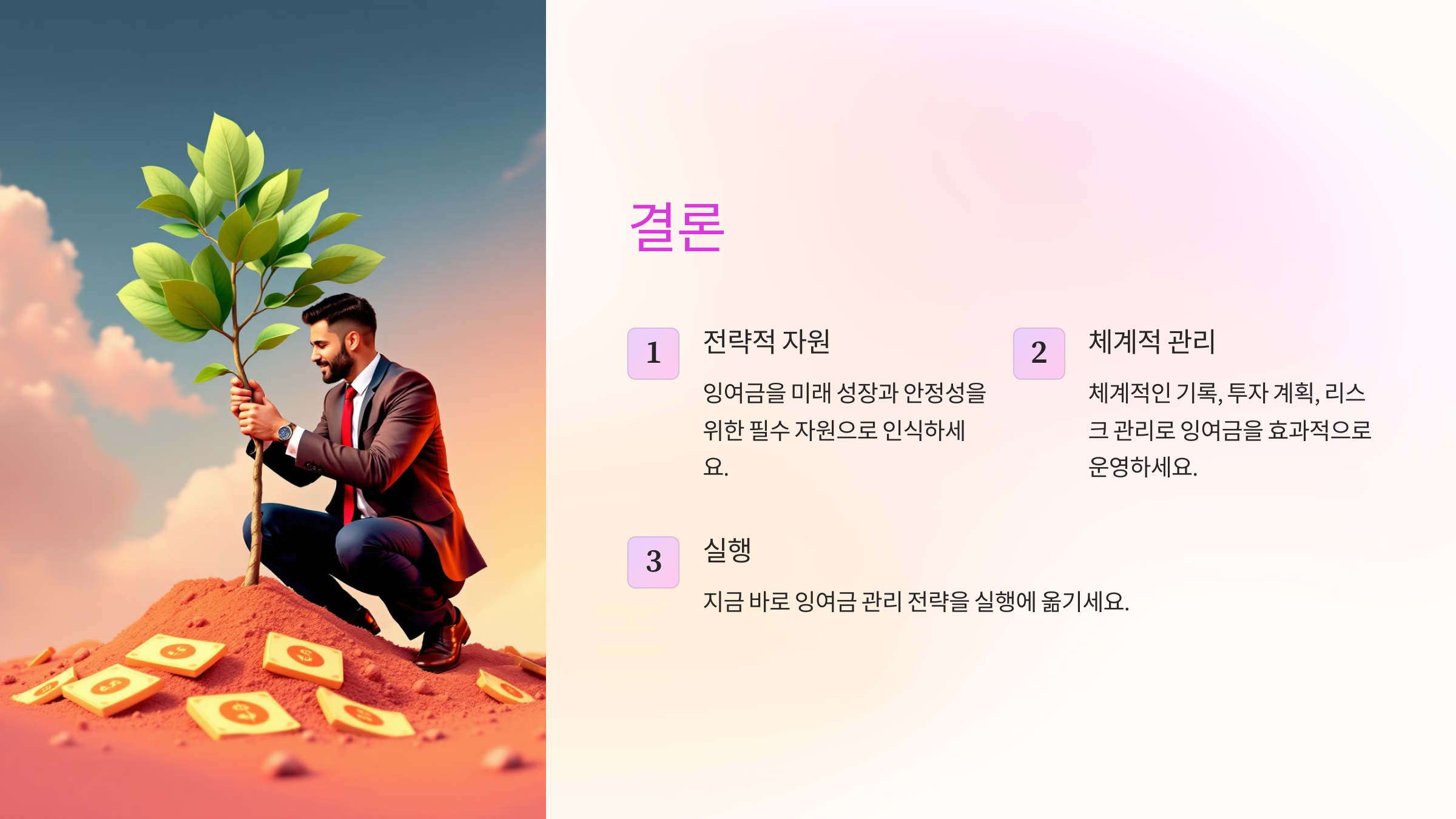 전략적, 체계적, 실행