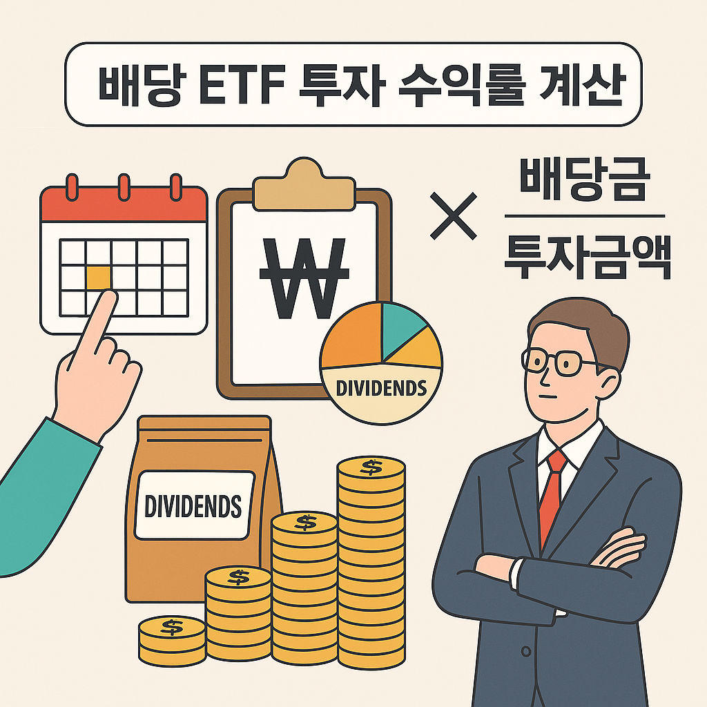 배당 ETF 투자 관련 이미지