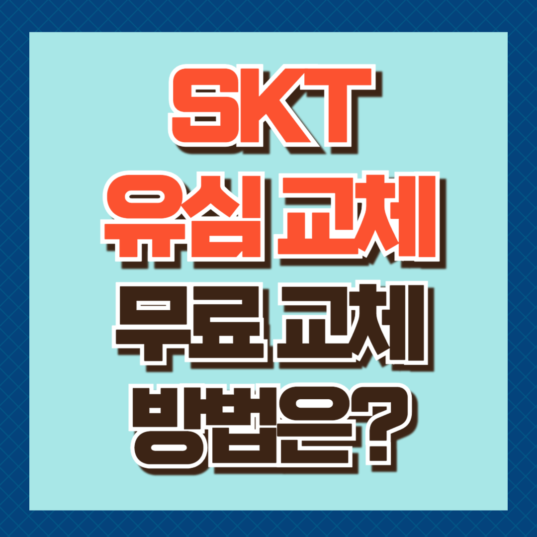 SKT 유심 무료 교체