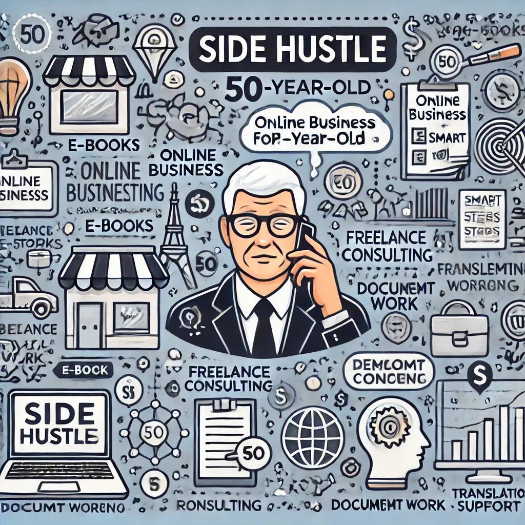 50대 직장인 부업 추천 (온라인 사업, 프리랜서, 재택근무)