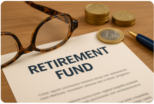 연금펀드 관련 서류 이미지