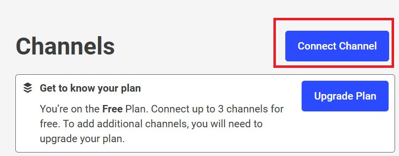 버퍼(Buffer) 사이트 채널 추가방법-3개 채널까지 무료