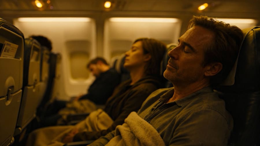 여행중-기내에서-단잠