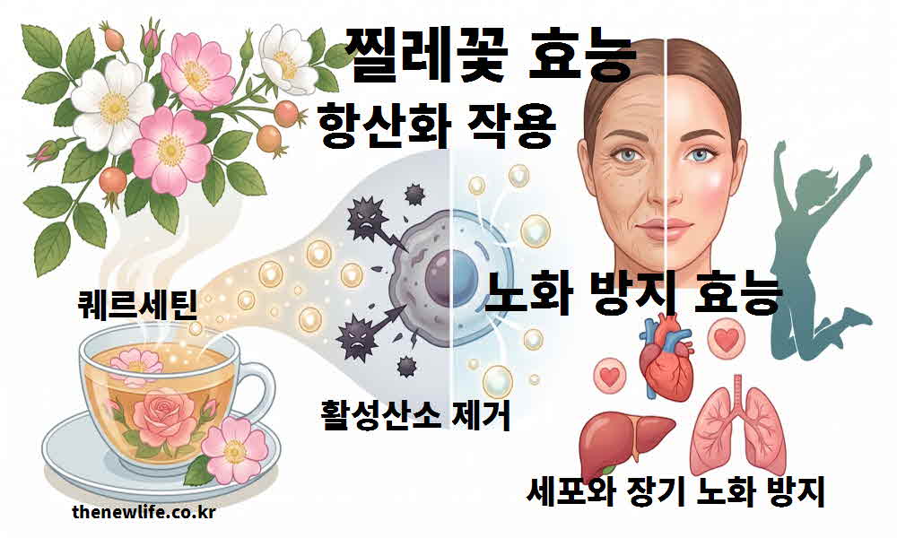 찔레꽃 효능 항산화 작용 노화 방지