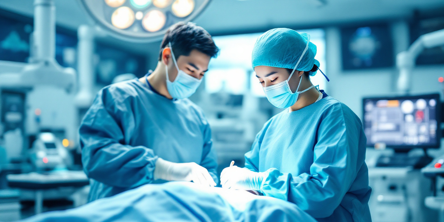 수술중인 의사들