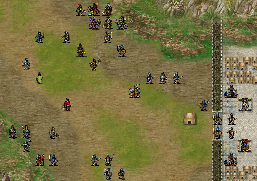 삼국지 조조전 MOD 신조조전 양평관전투 남쪽 매복부대 정리 후 북쪽 매복부대 공격 조운과 마속 주의