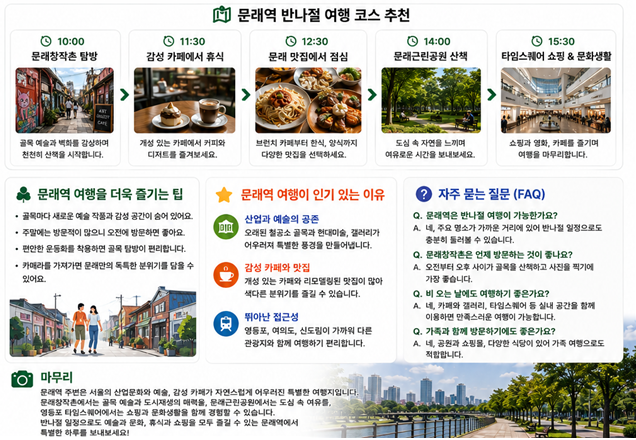 문래역 반나절 여행코스