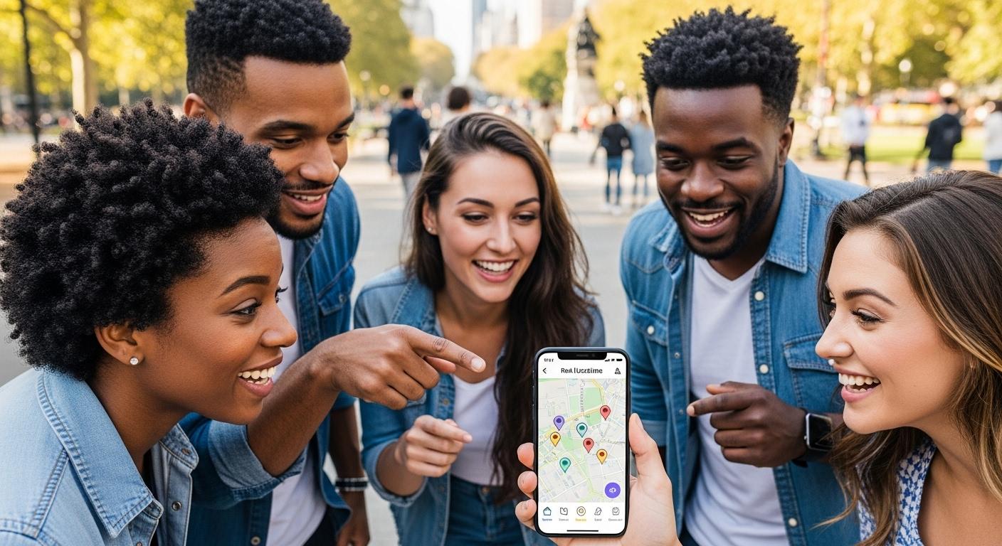 실시간 위치 공유 앱