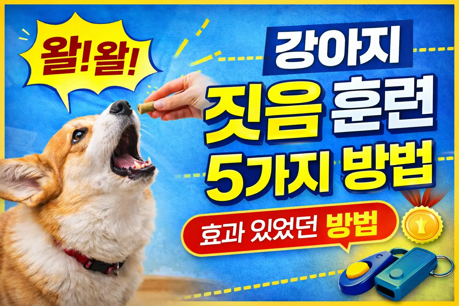 강아지 짖음 훈련 방법 &ndash; 효과 있었던 방법 5가지