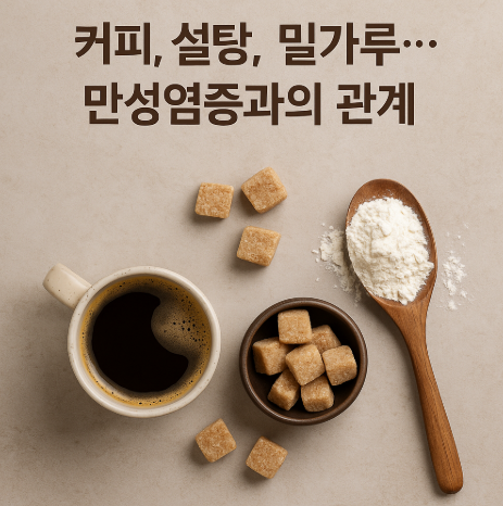 만성염증 일으키는 커피, 설탕, 밀가루와 건강한 식생활 전략