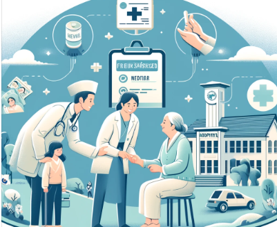 기초 수급자와 차상위게층 의료지원 사진