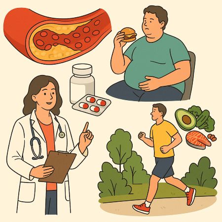 고지혈증의 원인, 치료, 예방