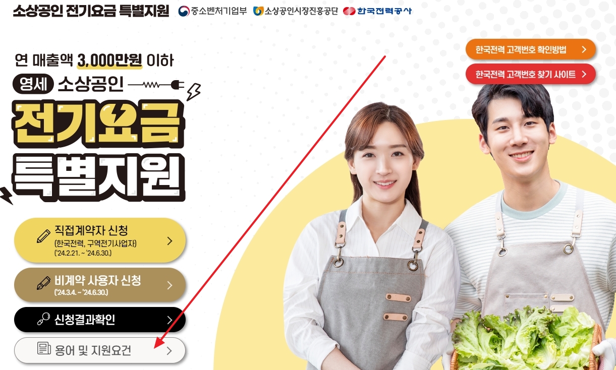 소상공인 전기요금 지원 요건 상세 안내