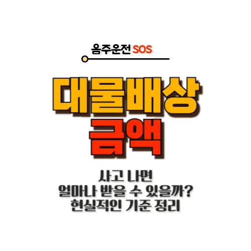 대물배상 금액