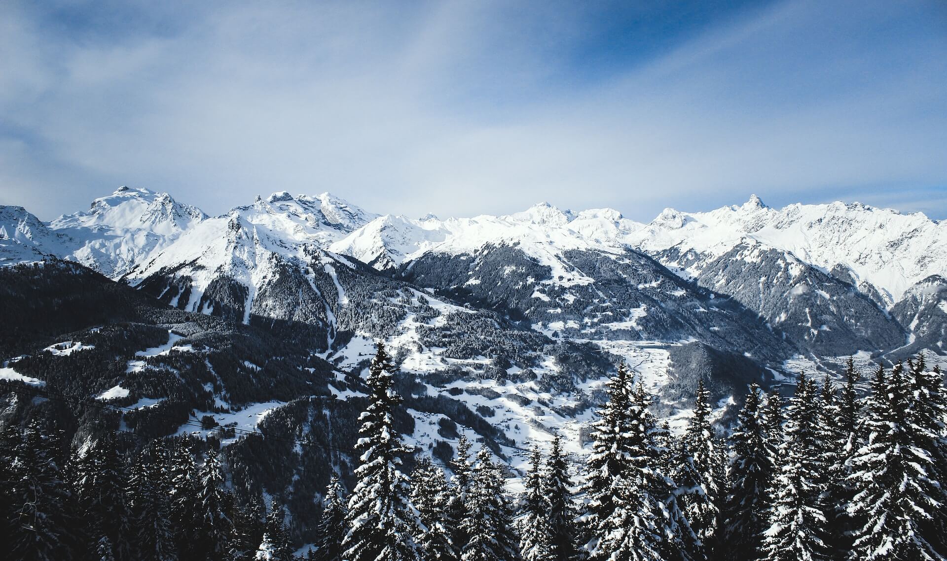 만년설이-있는-오스트레일리아-알프스의-겨울-모습