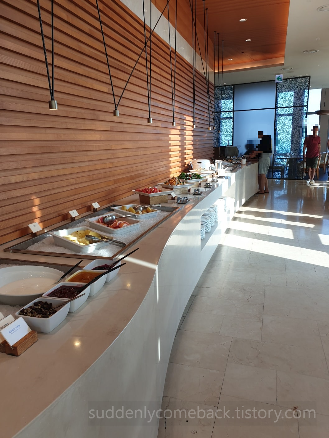 롯데-제주-조식-과일-코너