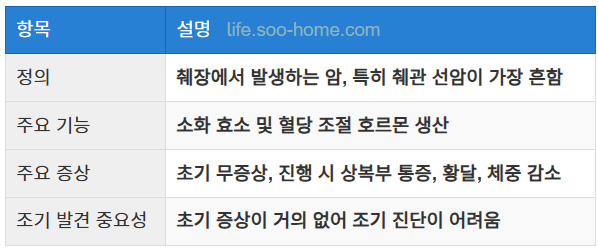 췌장암이란?