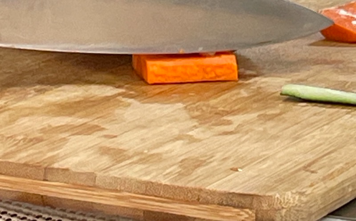 한식조리기능사 실기시험 준비 - 겨자채 - 당근 썰기