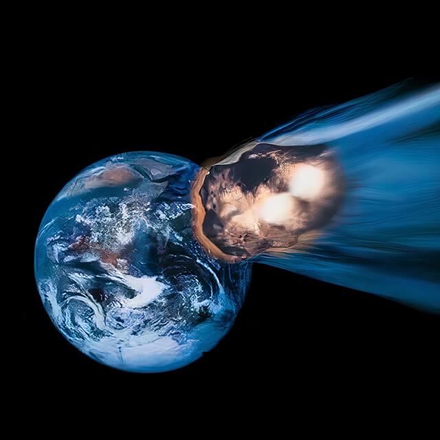 지구로-날아오는-운석-사진