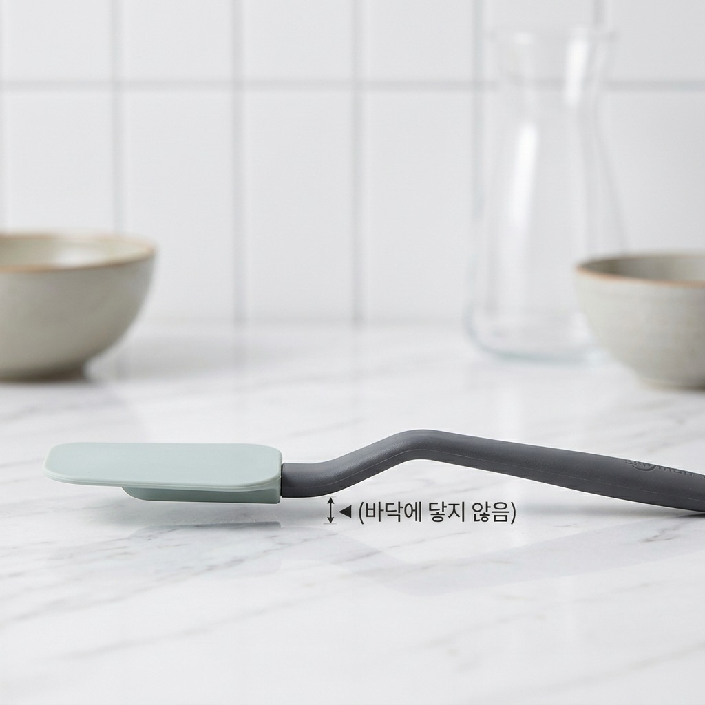 실리콘 조리도구 세트 손잡이 설계 위생 비교